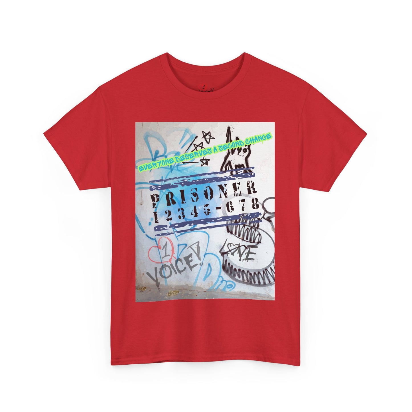 Everyone Deserves a Second Chance – Prison Reform Awareness T-Shirt