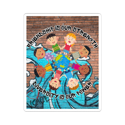 Different Looks, Good on Us – Diversity & Inclusion Sticker | Graffiti Street Art