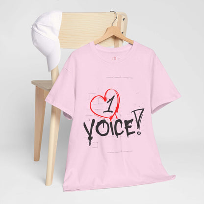 1 VOICE T-Shirt – Speak Up, Stand United