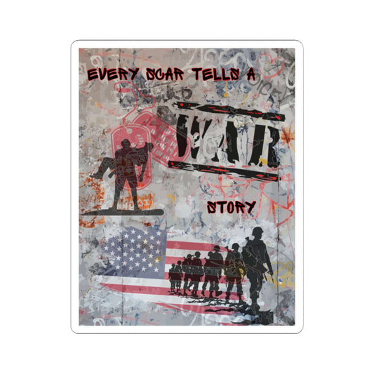 War – Mental Health Awareness Sticker | PTSD & Resilience
