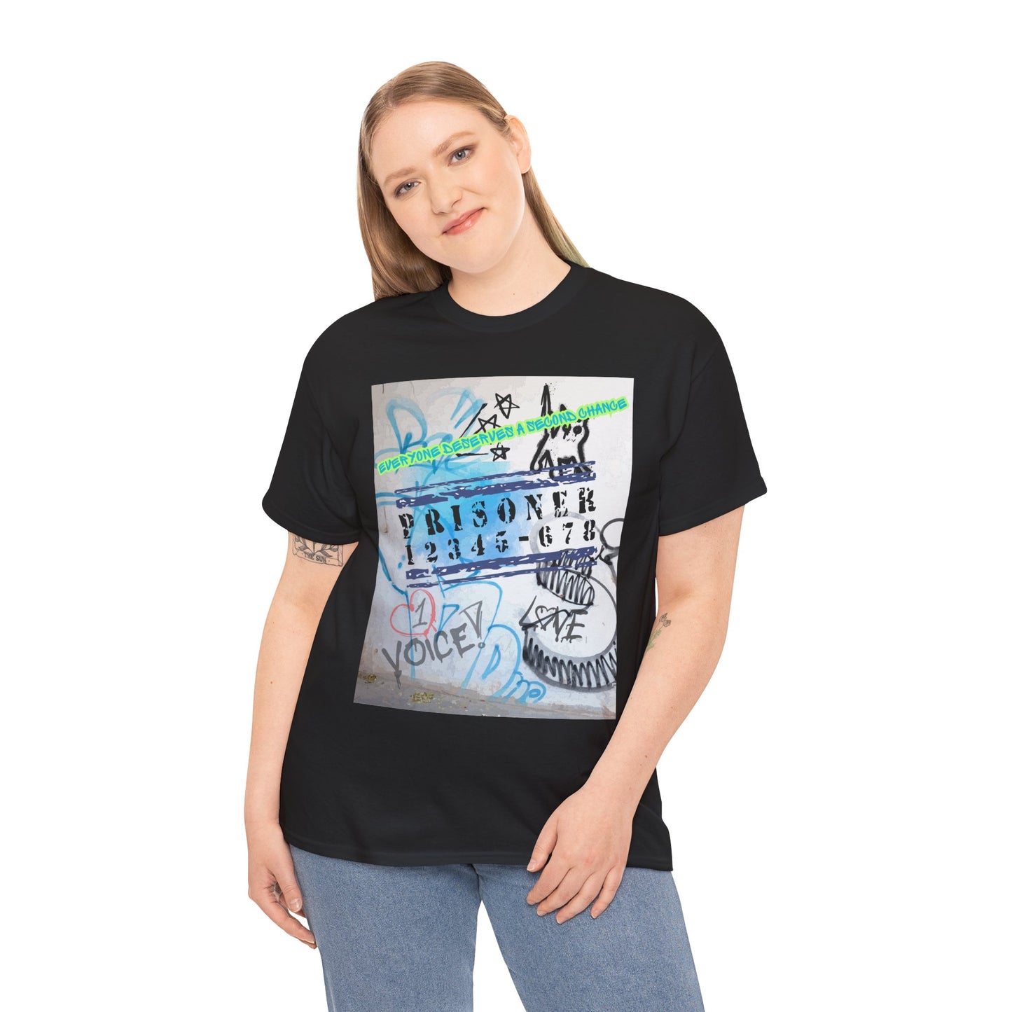 Everyone Deserves a Second Chance – Prison Reform Awareness T-Shirt