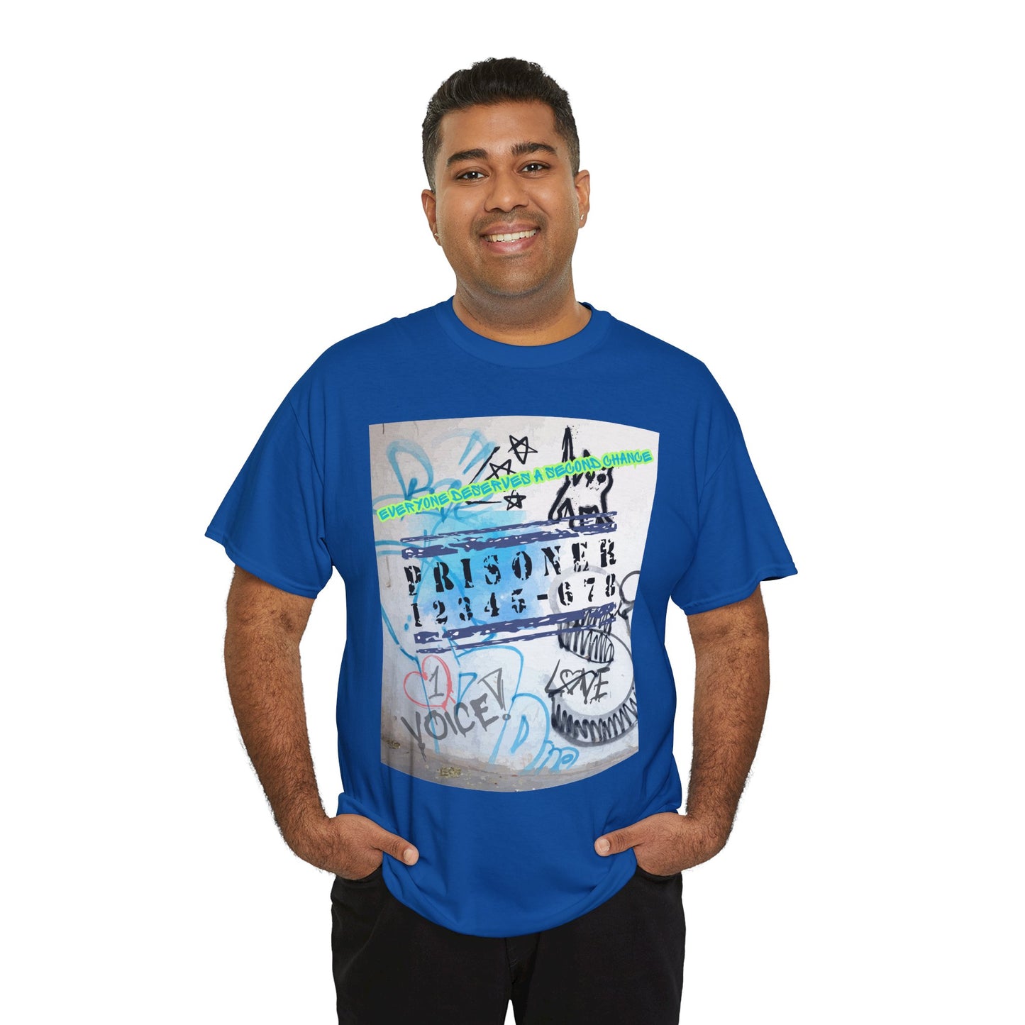 Everyone Deserves a Second Chance – Prison Reform Awareness T-Shirt