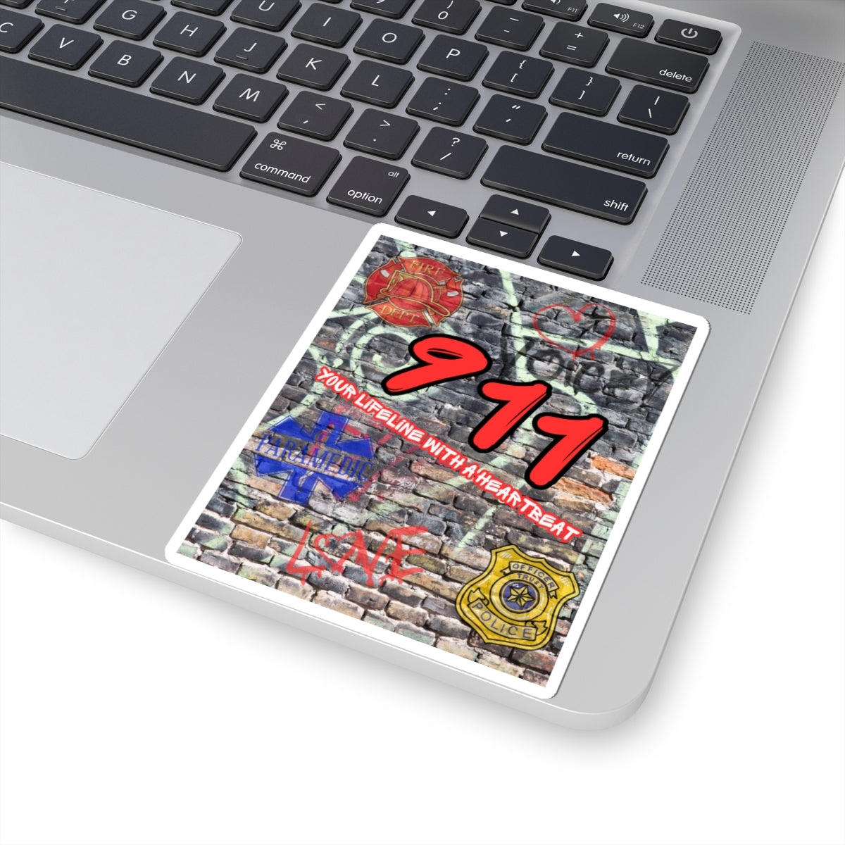 911 Tribute Sticker – First Responders & Community Support | Graffiti Street Art