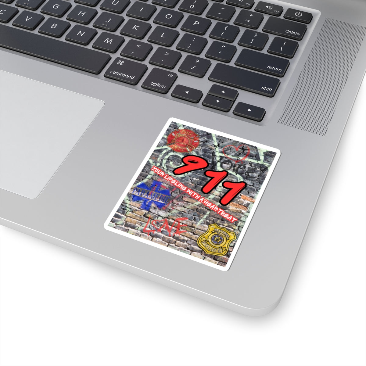 911 Tribute Sticker – First Responders & Community Support | Graffiti Street Art
